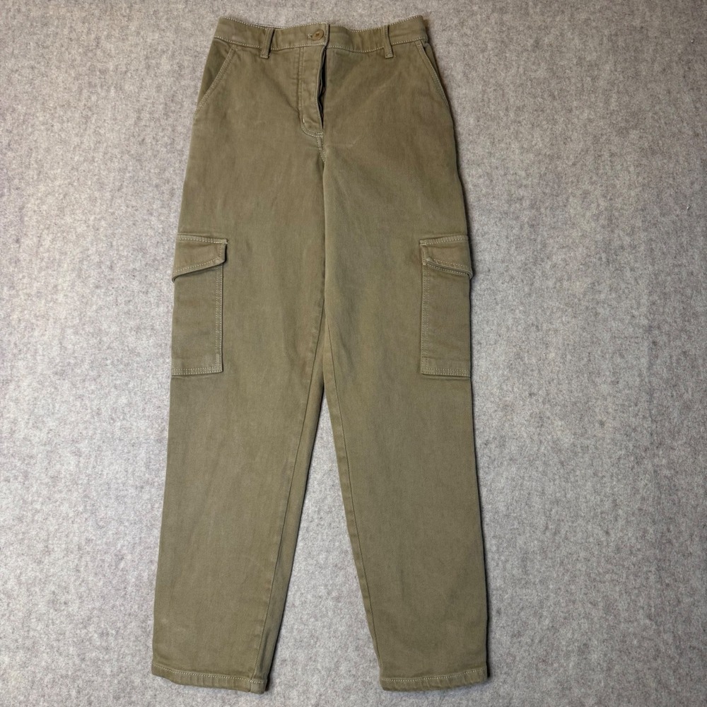 Wilfred Free Modern Cargo Pants Womens 2 Olive Green Straight Utility Gorpcore